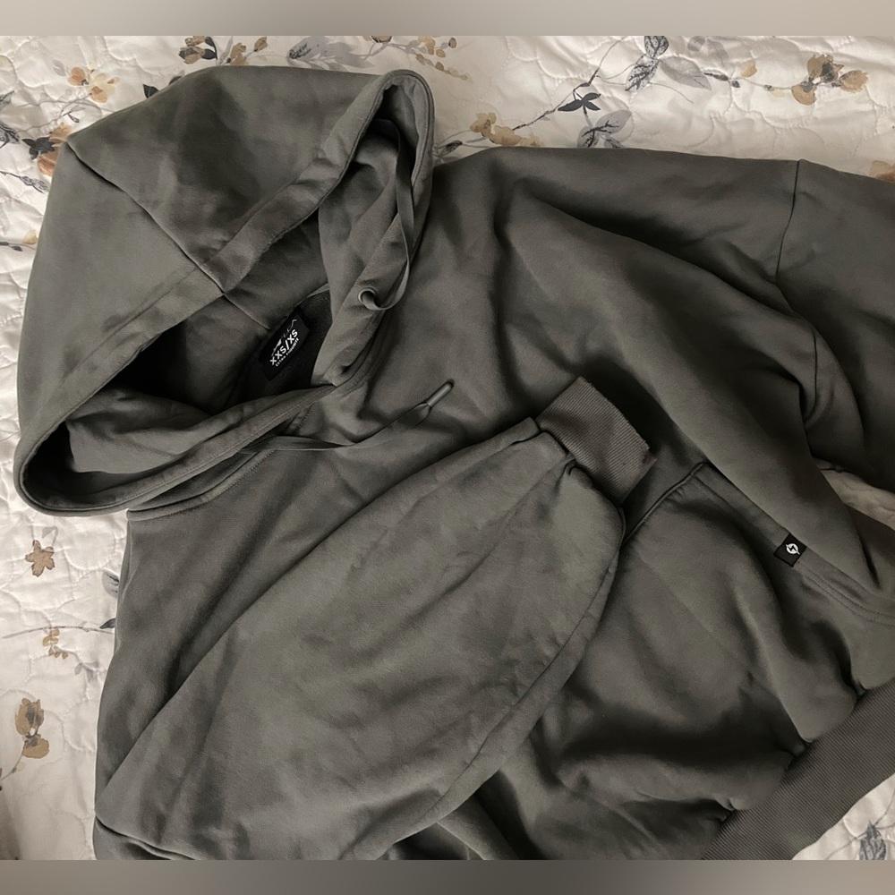 (SOLD) POPFLEX Cloud Hoodie in Smoke (XXS/XS)